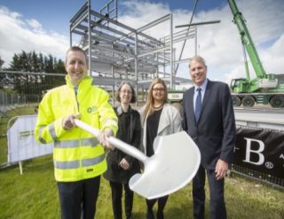 New AAB office block construction started