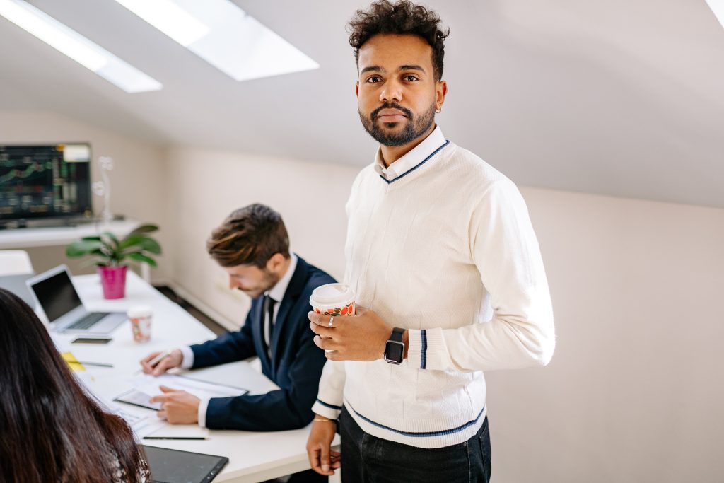 Young professionals in an office