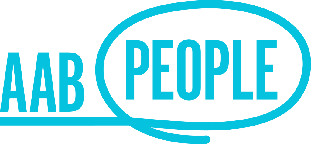 AAB PEOPLE light blue logo