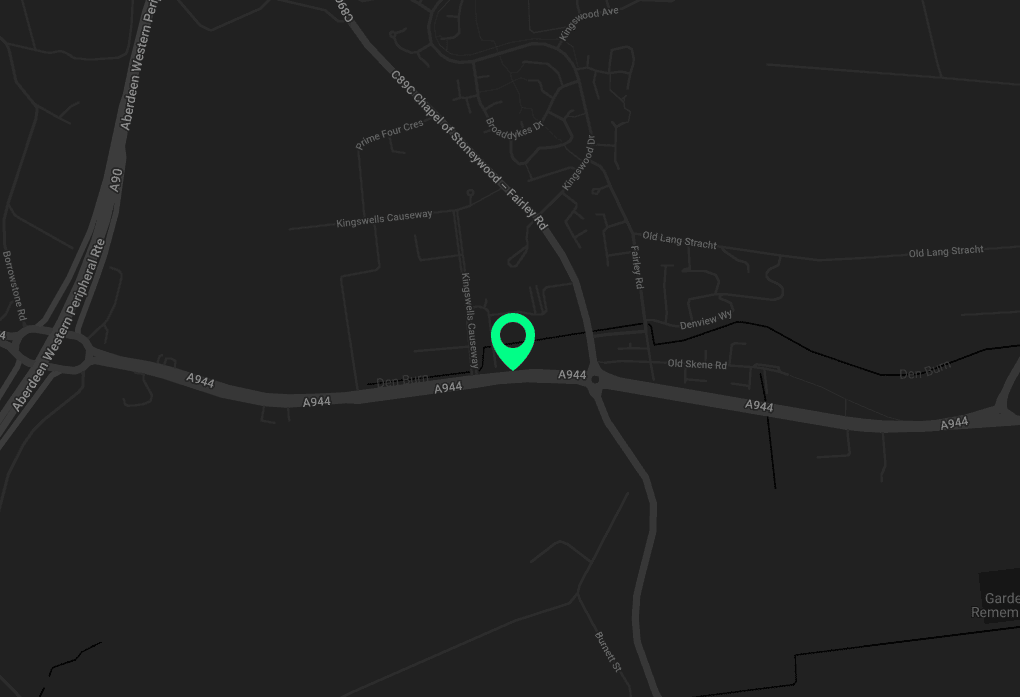 Map image of the AAB Aberdeen accountants and business advisory office