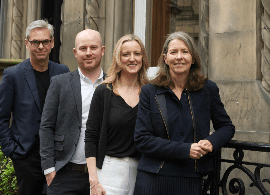 Press Image of John Beevers, Neil Robb, Lyn Calder and Emma Lancaster in our news article about AAB Announces Promotions For Three Key Leaders