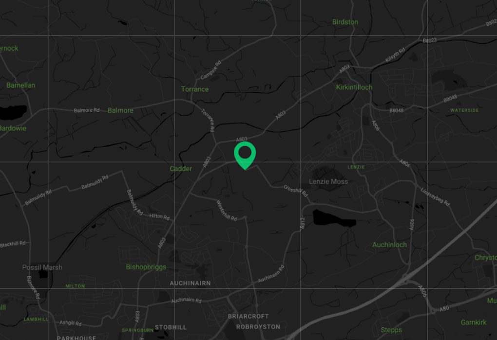 Map showing Bishopbriggs AAB financial advisor office