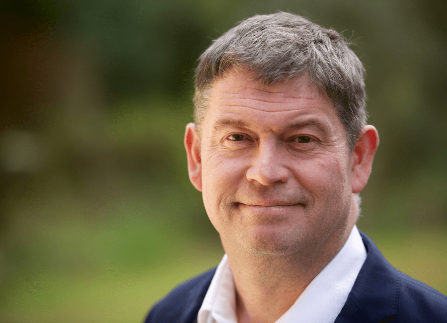 AAB's Chief Operating Officer Jon Grainger staring at camera.